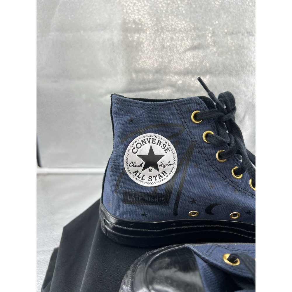 Converse Chuck Taylor 70's Issa Rae Custom Shoe Blue Black Women's Size 8.5 - Picture 8 of 11